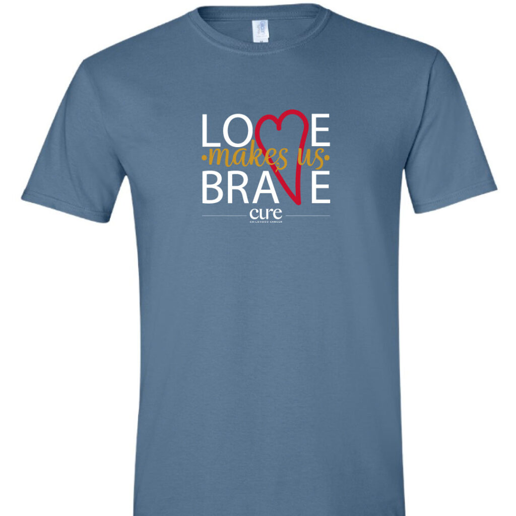 CURE Flags Tshirt Love Makes Us Brave