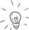 Lightbulb icon representing ideas, solutions, or innovation